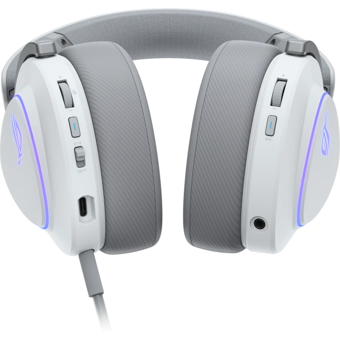 Гарнитура ASUS A701 ROG DELTA II White - 90YH03W0-BHUA10 - фото 4