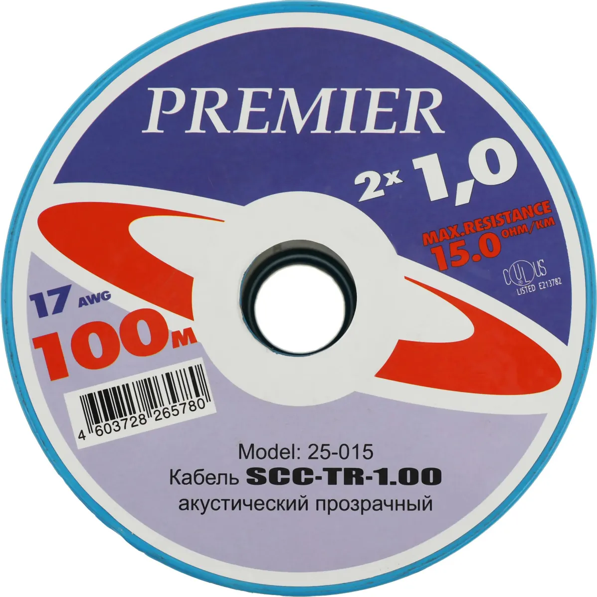 Кабель акустический PREMIER SCC-TR CCA 2х1, 100м - 25-015 100 - фото 3