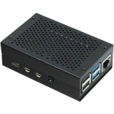 Корпус для одноплатного компьютера ACD Black Fine Heat Dispersion Aluminium Alloy Case for Raspberry Pi 4B (RA508)