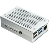 Корпус для одноплатного компьютера ACD Silver Fine Heat Dispersion Aluminium Alloy Case for Raspberry Pi 4B (RA507)