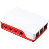 Корпус для одноплатного компьютера ACD White+Red ABS Case for Raspberry Pi 4B (RA597)