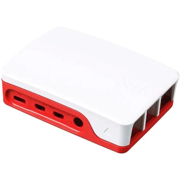 Корпус для одноплатного компьютера ACD White+Red ABS Case for Raspberry Pi 4B (RA597)