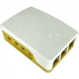 Корпус для одноплатного компьютера ACD White+Yellow ABS Case for Raspberry Pi 4B (RA600)