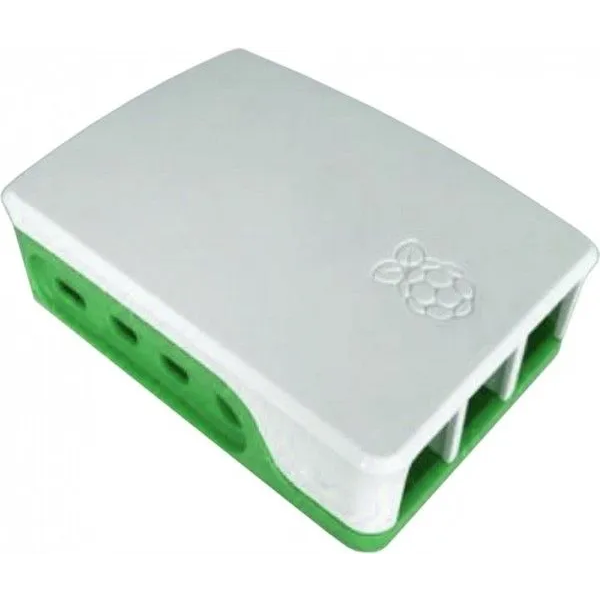 Корпус для одноплатного компьютера ACD White+Green ABS Case for Raspberry Pi 4B (RA601)