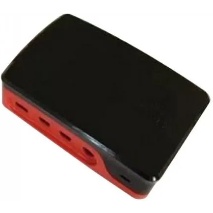 Корпус для одноплатного компьютера ACD Black+Red ABS Case for Raspberry Pi 4B (RA602)