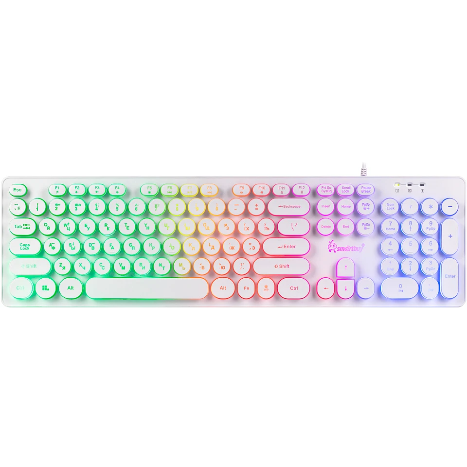 Клавиатура SmartBuy ONE 329 USB White - SBK-329U-W - фото 2