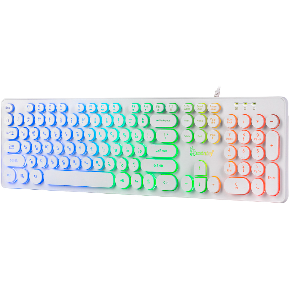 Клавиатура SmartBuy ONE 329 USB White - SBK-329U-W - фото 4