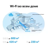 Mesh система TP-Link Deco X50-PoE (3 шт.) (Deco X50-PoE(3-pack))