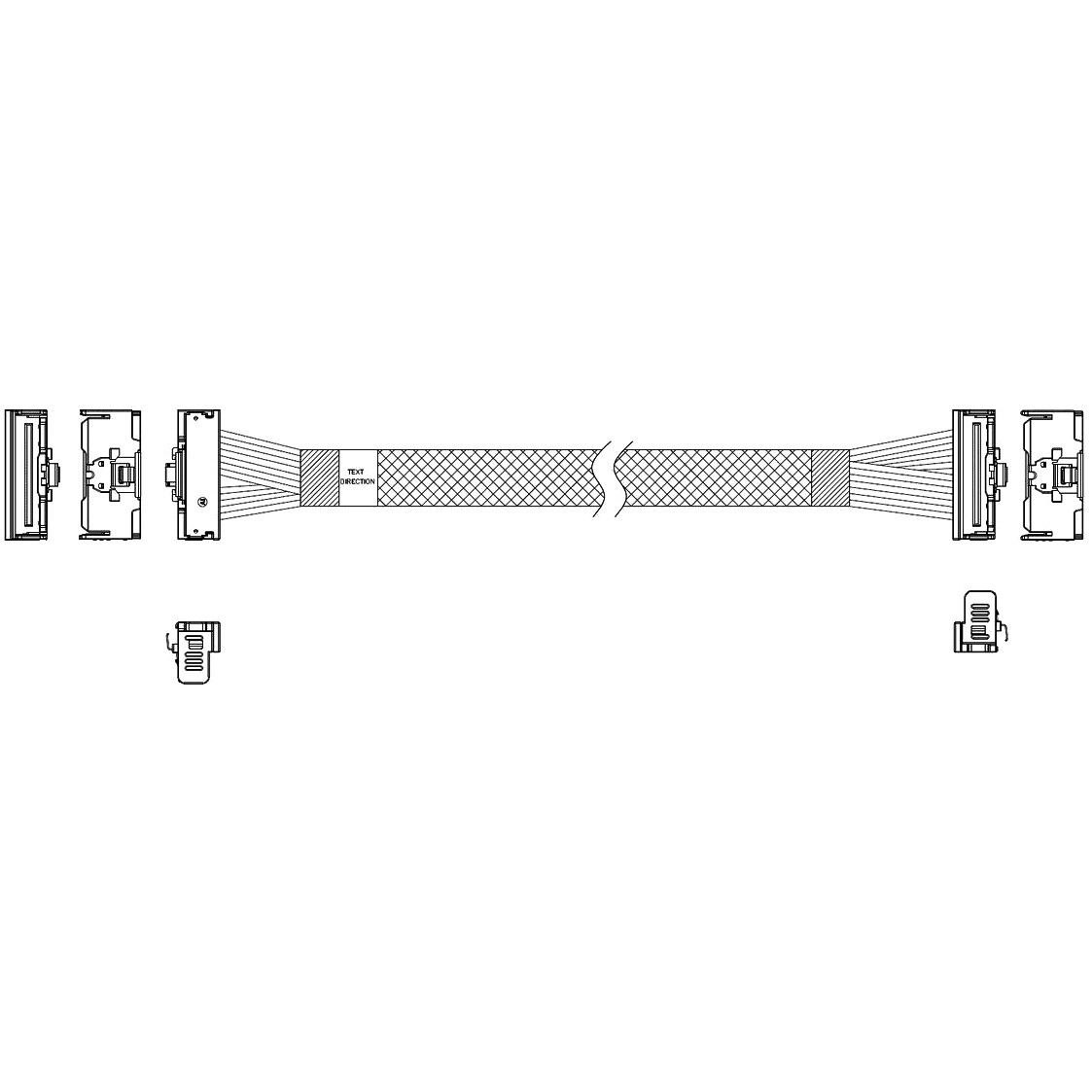 Кабель JPC P7323GB00800-1