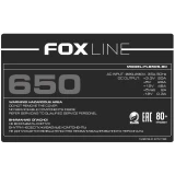 Блок питания 650W Foxline FL650S-80