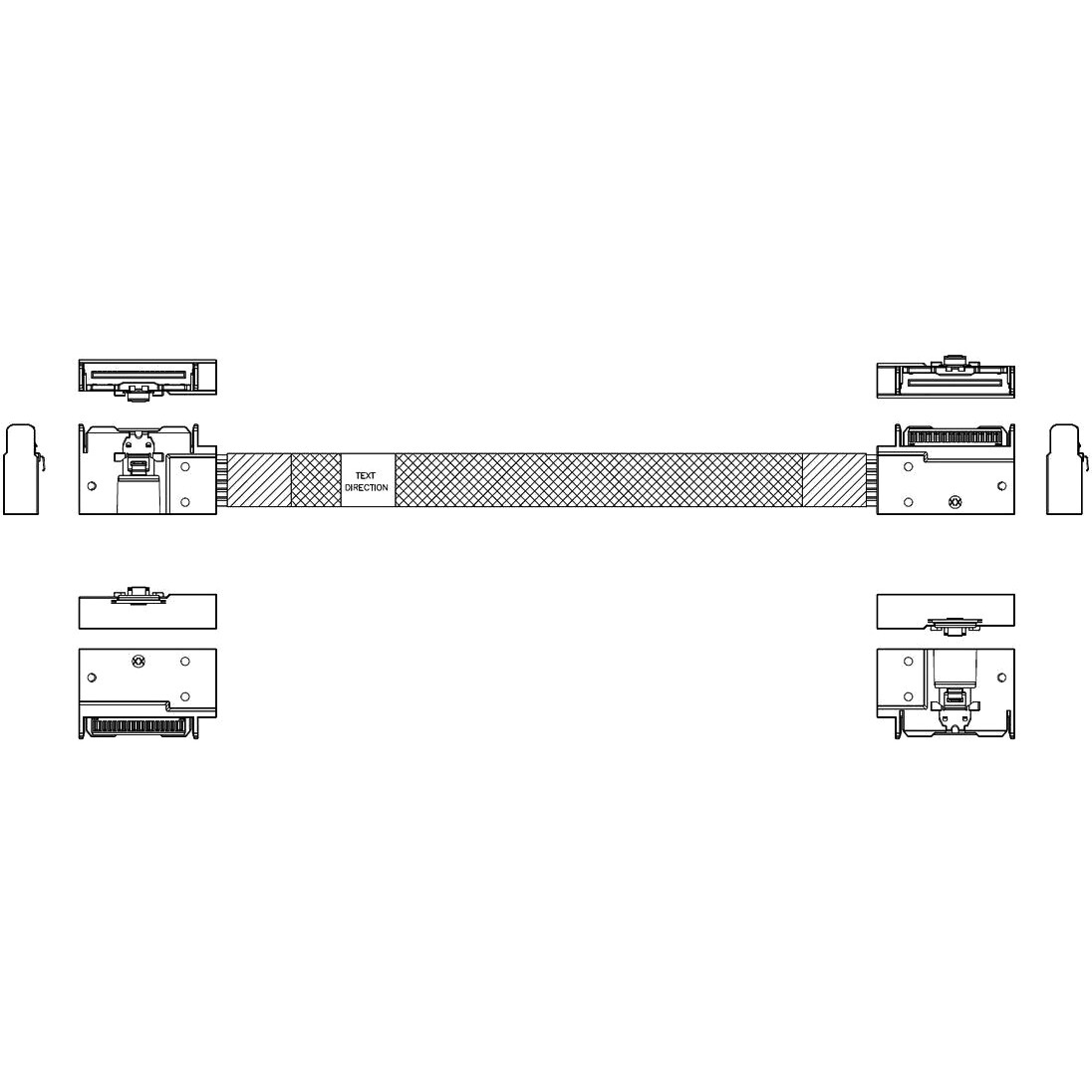 Кабель JPC P732EGB00800-1
