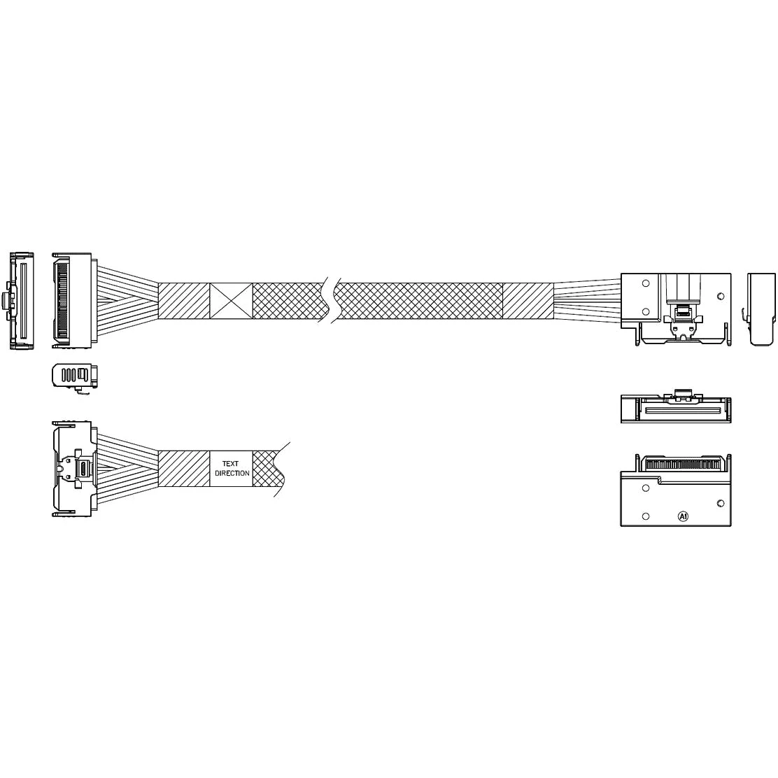 Кабель Luxshare L285MM003-SD-R