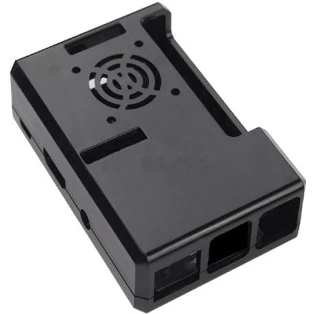 Корпус для одноплатного компьютера ACD Black ABS Plastic Case w/GPIO port hole and Fan holes for Raspberry Pi 3 B (RA187) - фото 2