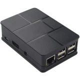 Корпус для одноплатного компьютера ACD Black ABS Plastic Case Brick style w/ Camera cable hole for Raspberry Pi 3 B (RA186)