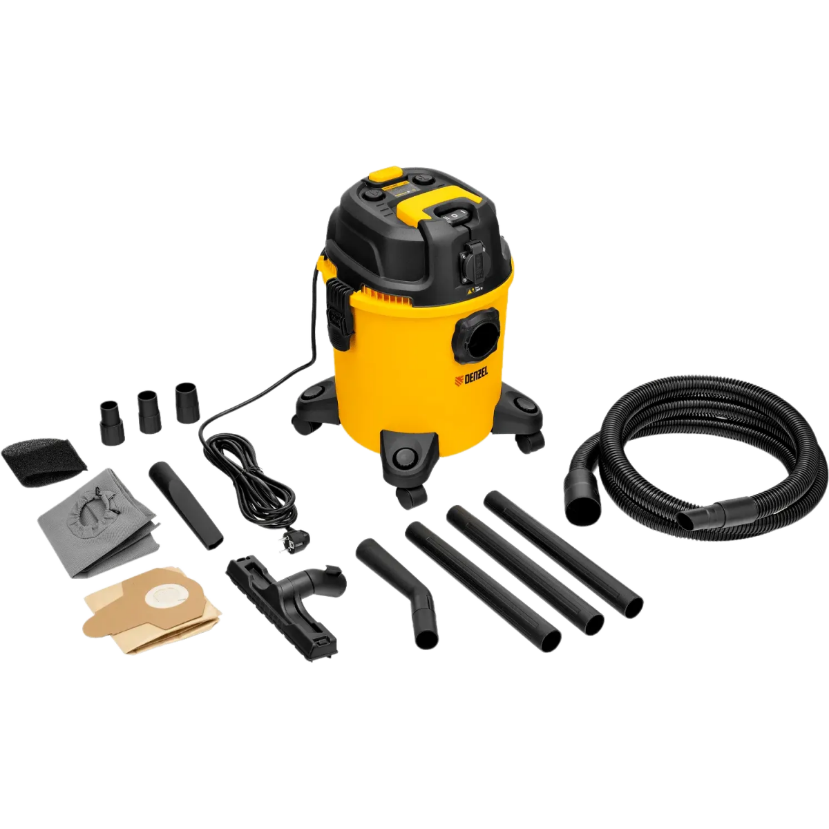 Профессиональный пылесос Denzel RVC20 - 28202 - фото 7