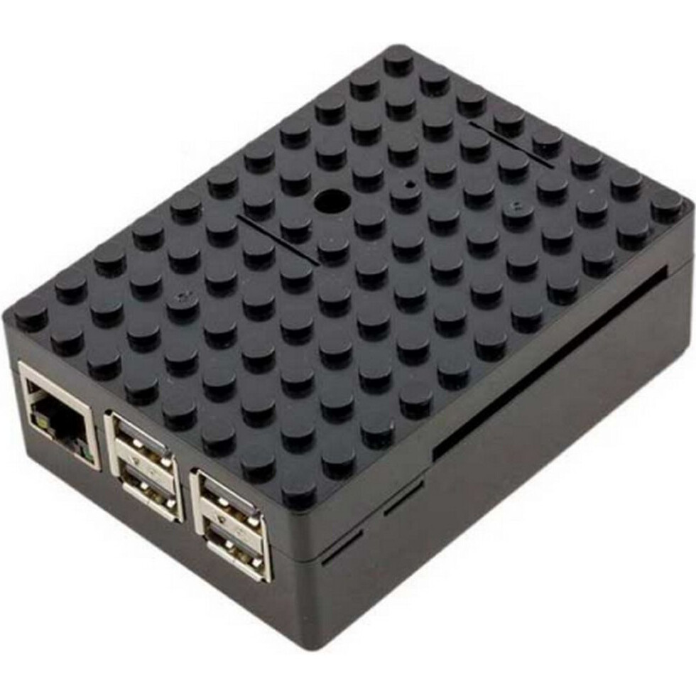 Корпус для одноплатного компьютера ACD Black ABS Plastic Building Block case for Raspberry Pi 3 B (RA182) - фото 2