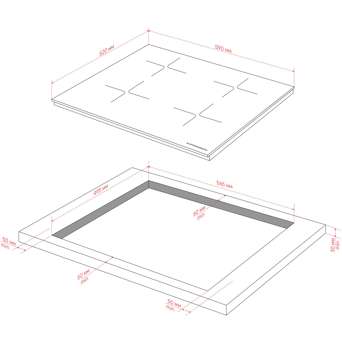 Индукционная варочная панель Kuppersberg ICI 607 - фото 5