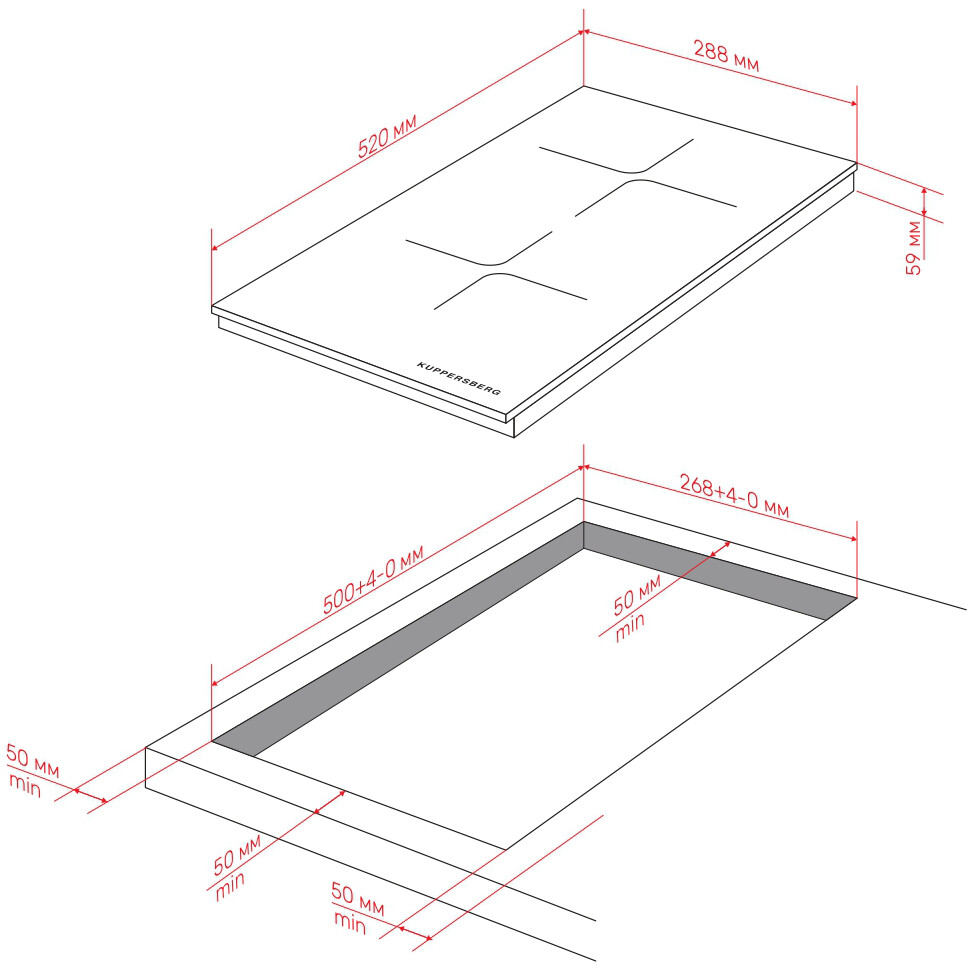 Индукционная варочная панель Kuppersberg ICI 306 - фото 5