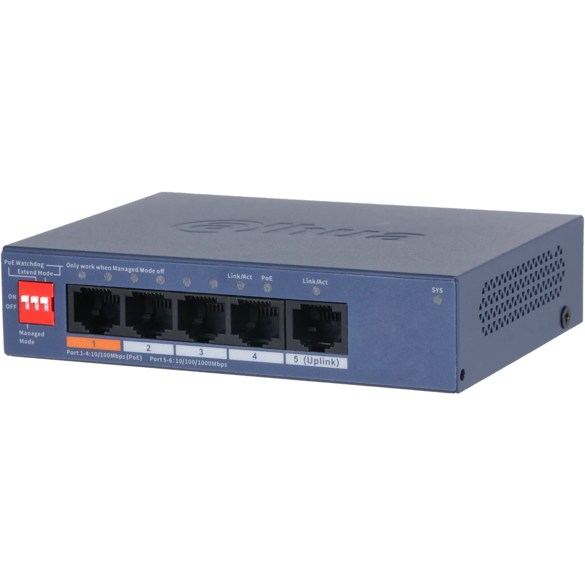 Коммутатор (свитч) Dahua DH-CS4005-4ET1GT-60 - фото 2