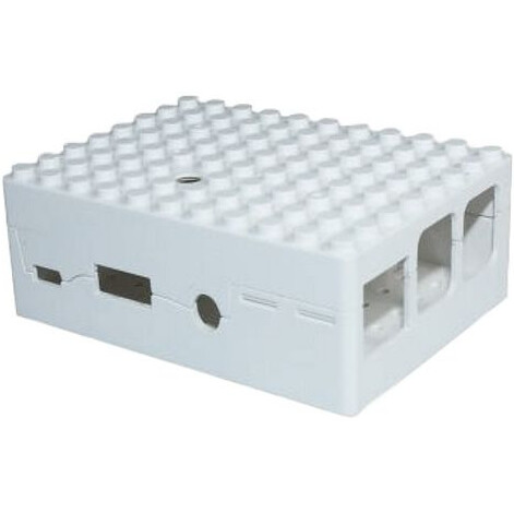 Корпус для одноплатного компьютера ACD White ABS Plastic Building Block case for Raspberry Pi 3 B (RA181)