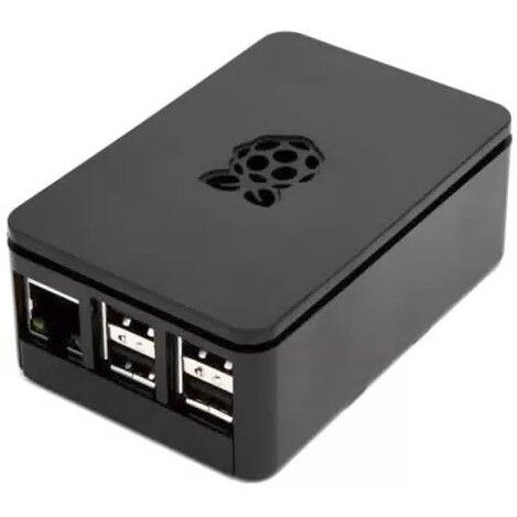 Корпус для одноплатного компьютера ACD Black ABS Plastic case with Logo for Raspberry Pi 3 B/B+ (RA179)