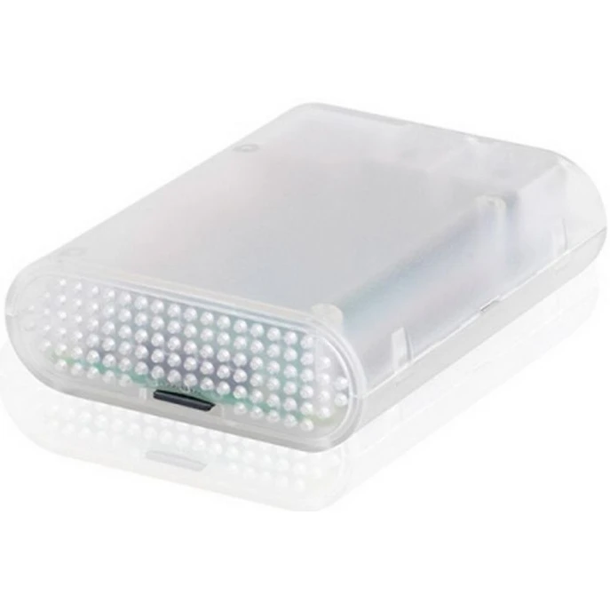 Корпус для одноплатного компьютера ACD Transparent ABS Plastic Injection Molding case with Stripe for Raspberry Pi 3 B (RA076) - RA076  - фото 2