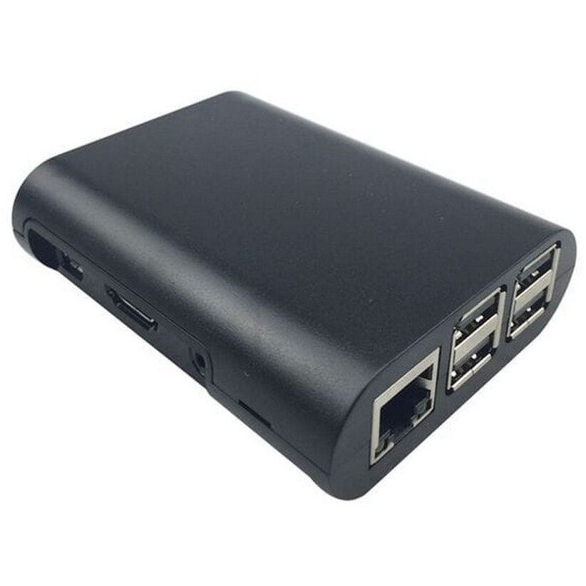 Корпус для одноплатного компьютера ACD Black Injection Molding case for Raspberry Pi 2/3B/3B+ (RA072)