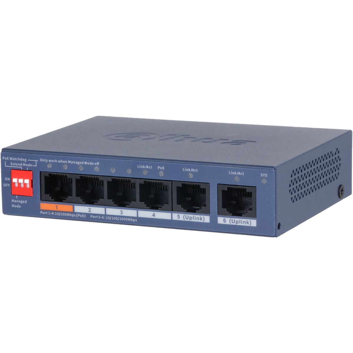 Коммутатор (свитч) Dahua DH-CS4006-4ET2GT-60 - фото 2