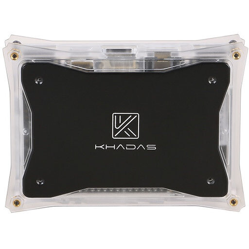 Корпус для одноплатного компьютера Khadas VIMs DIY Case Transparent (KCS-T-001) - фото 4