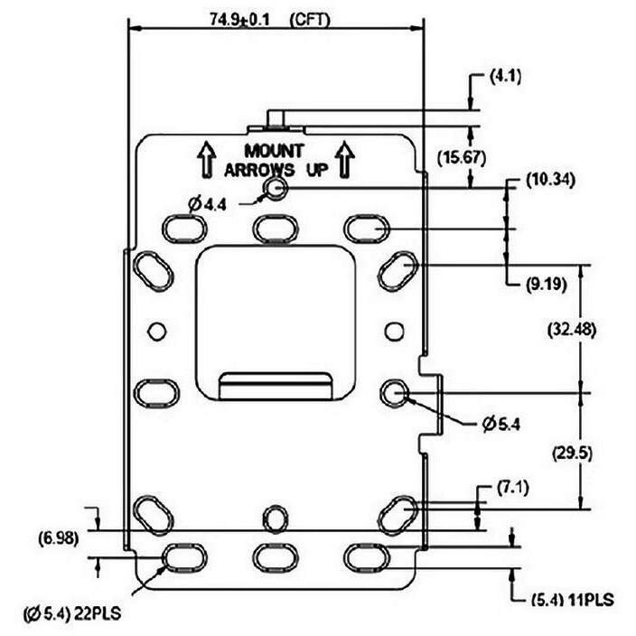 Крепление Cisco AIR-AP-BRACKET-W4 - фото 2