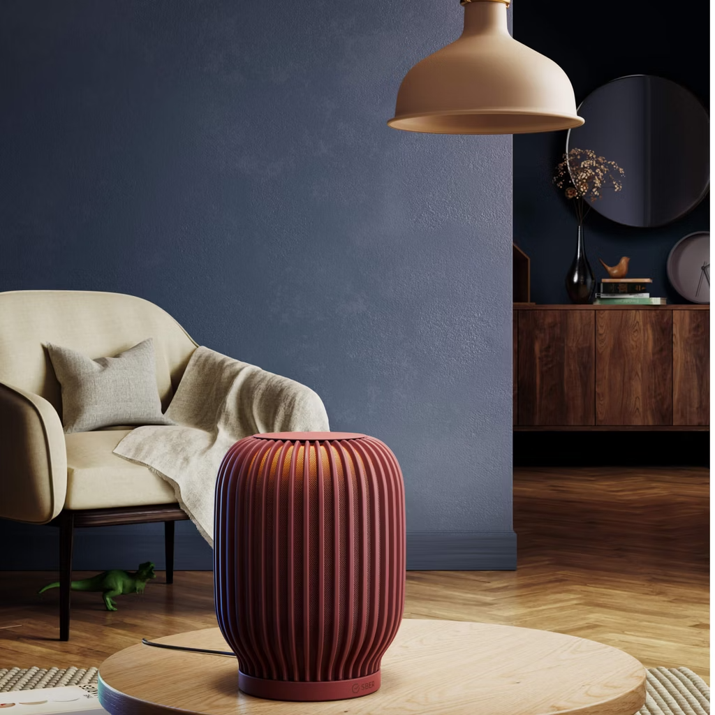 Умная колонка SberDevices SberBoom Red - SBDV-00090t - фото 4