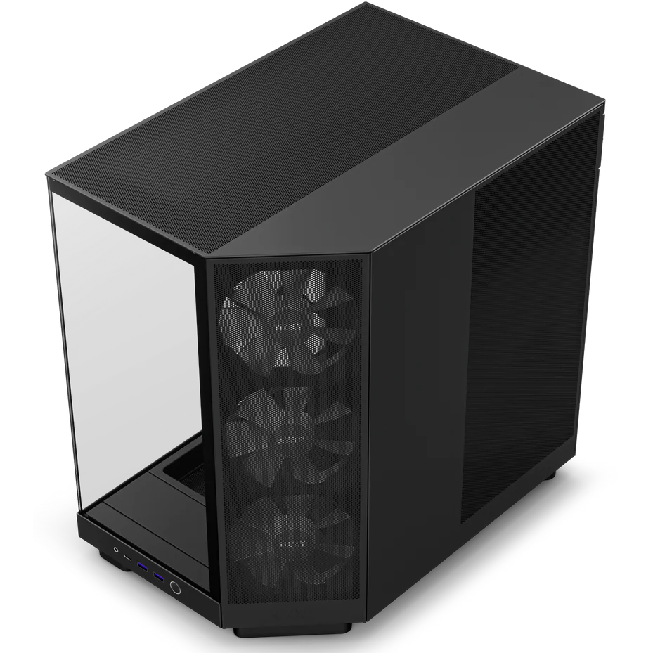 Корпус NZXT H6 Flow RGB Black - CC-H61FB-R1 - фото 4