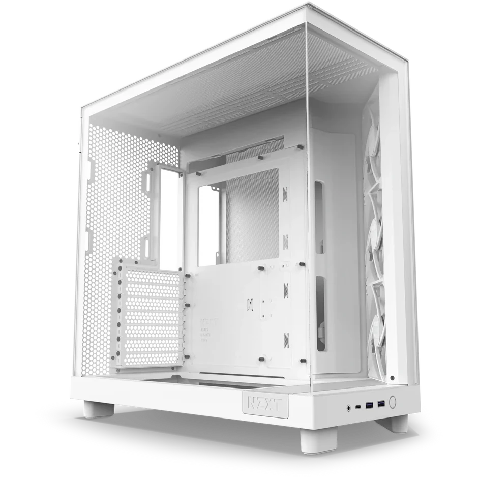 Корпус NZXT H6 Flow White - CC-H61FW-01 - фото 2