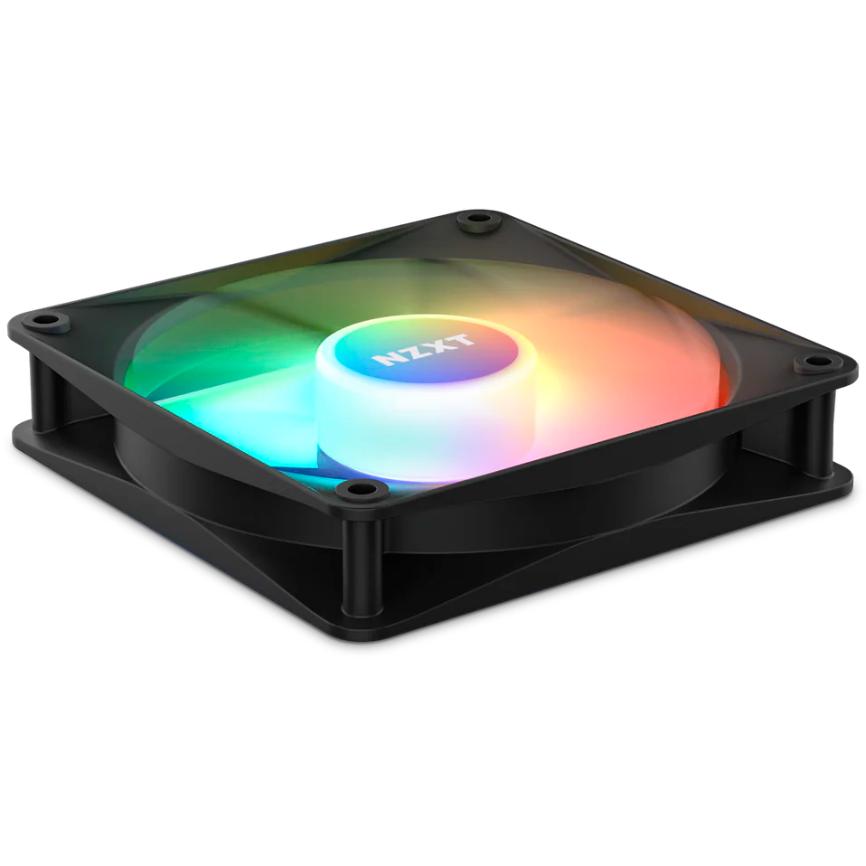 Вентилятор для корпуса NZXT F120 RGB Core Black (3 шт.) - RF-C12TF-B1 - фото 2