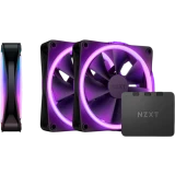 Вентилятор для корпуса NZXT F120 RGB DUO Black (3 шт.) (RF-D12TF-B1)