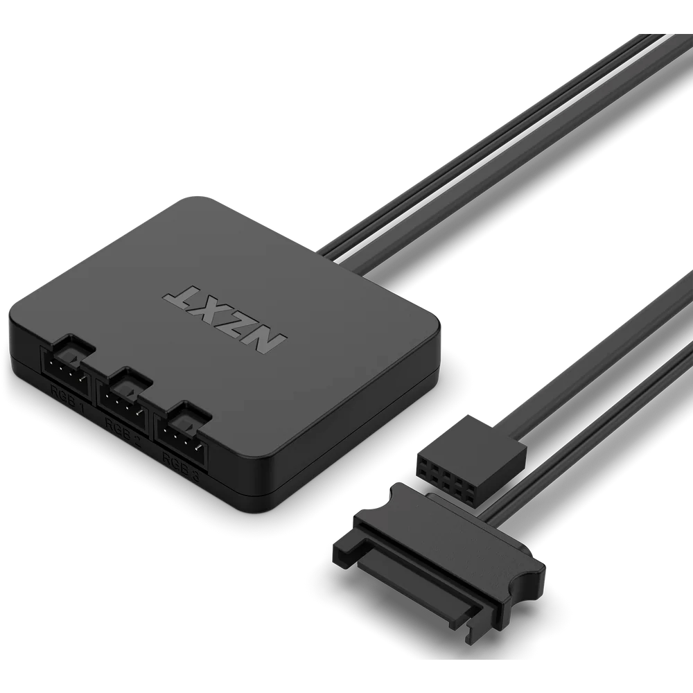 Вентилятор для корпуса NZXT F140 RGB Core Black (2 шт.) - RF-C14DF-B1 - фото 4