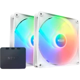 Вентилятор для корпуса NZXT F140 RGB Core White (2 шт.) (RF-C14DF-W1)