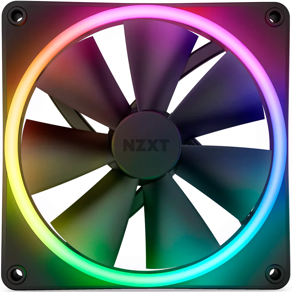 Вентилятор для корпуса NZXT F140 RGB DUO Black - RF-D14SF-B1