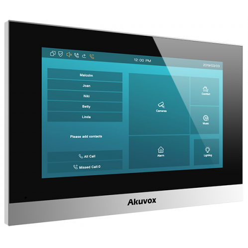 Видеодомофон Akuvox C313W Silver - фото 3