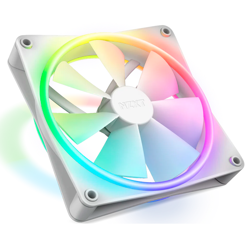 Вентилятор для корпуса NZXT F140 RGB DUO White - RF-D14SF-W1 - фото 2