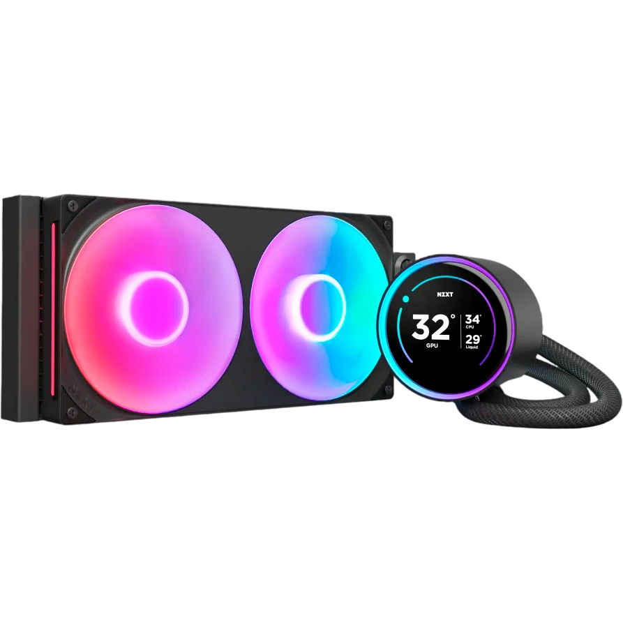 Система жидкостного охлаждения NZXT Kraken Elite 280 Black (RL-KR28E-B2)