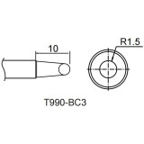 Жало Atten T990-BC3 (ACF034777)