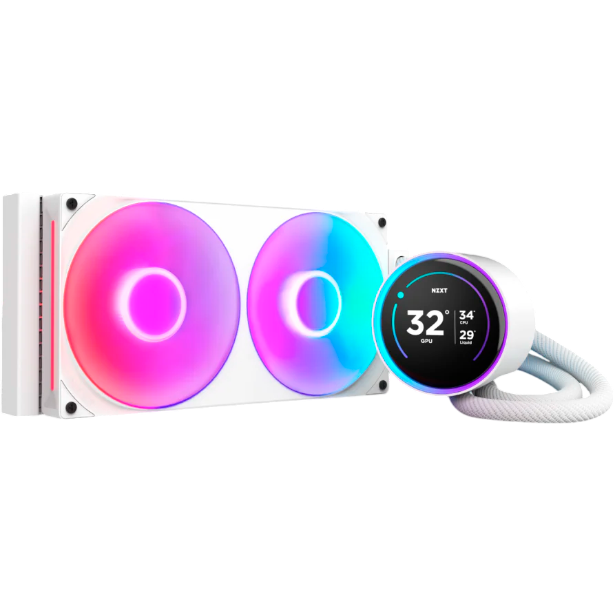 Система жидкостного охлаждения NZXT Kraken Elite 280 White (RL-KR28E-W2)