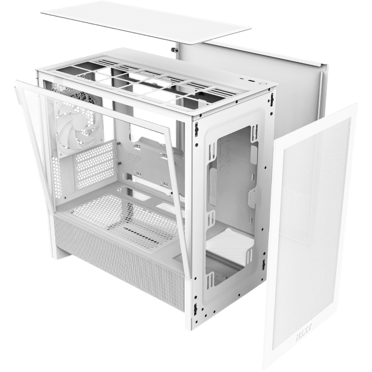 Корпус NZXT H3 Flow White - CC-H31FW-01 - фото 2