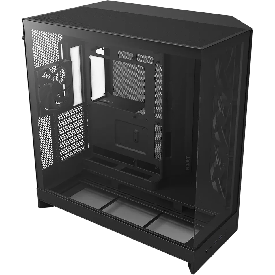 Корпус NZXT H9 Flow RGB Black - CM-H92FB-R1 - фото 2