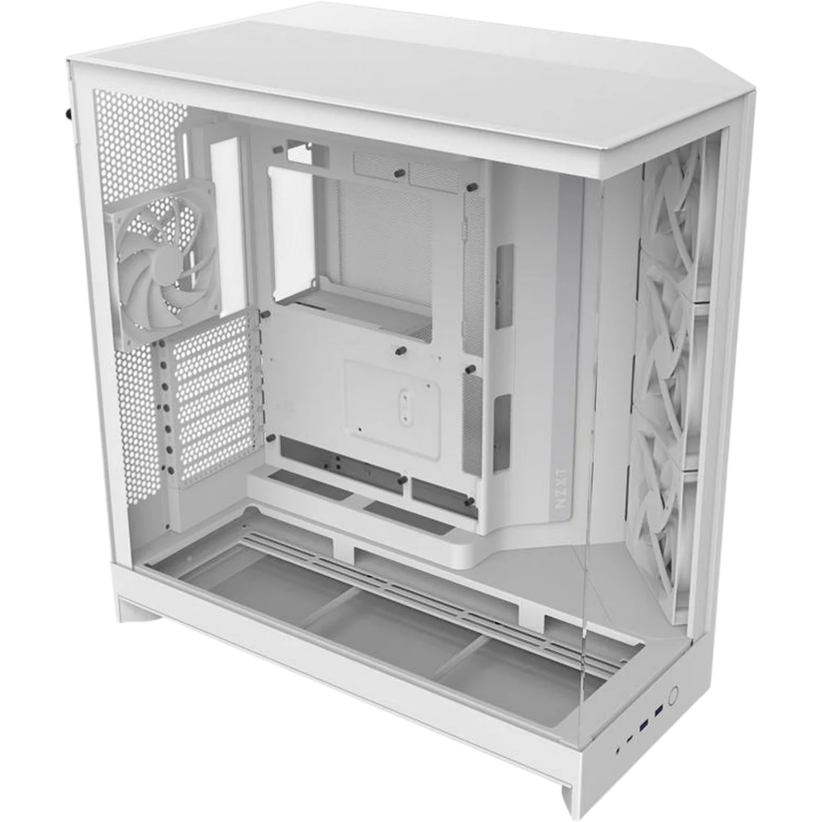 Корпус NZXT H9 Flow RGB White - CM-H92FW-R1 - фото 2