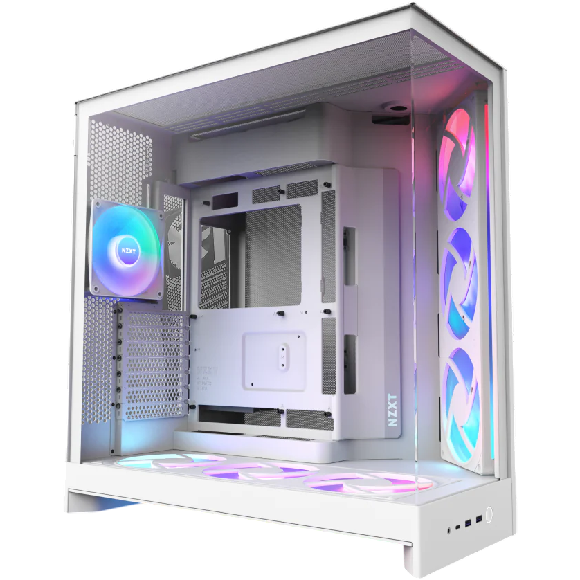 Корпус NZXT H9 Flow RGB+ White
