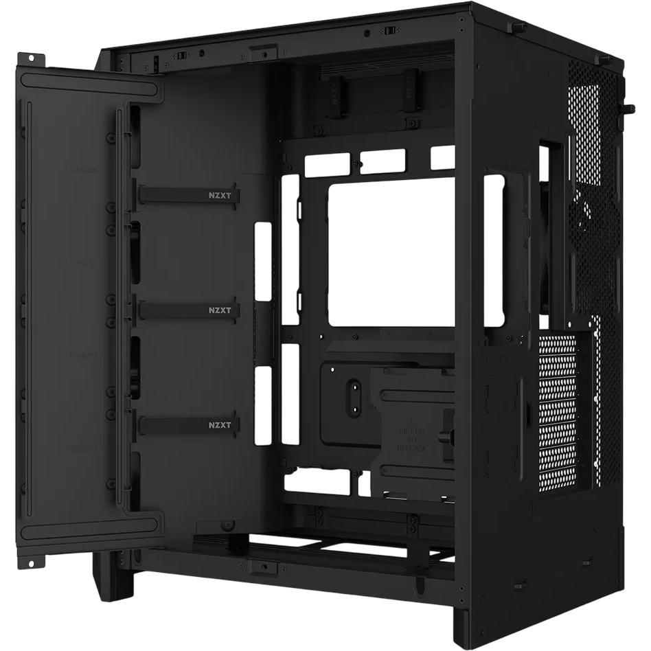 Корпус NZXT H9 Flow RGB+ Black - CM-H92FB-P1 - фото 6