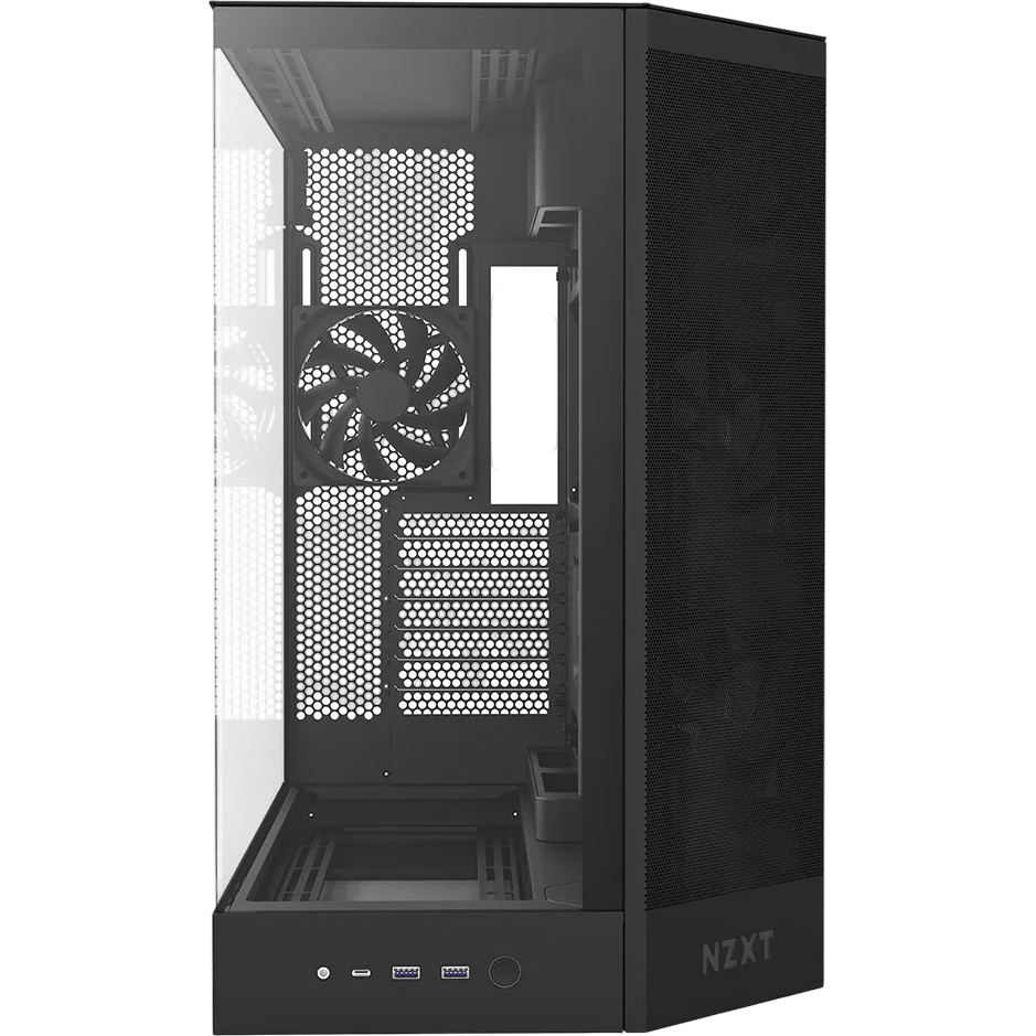 Корпус NZXT H9 Flow RGB+ Black - CM-H92FB-P1 - фото 7