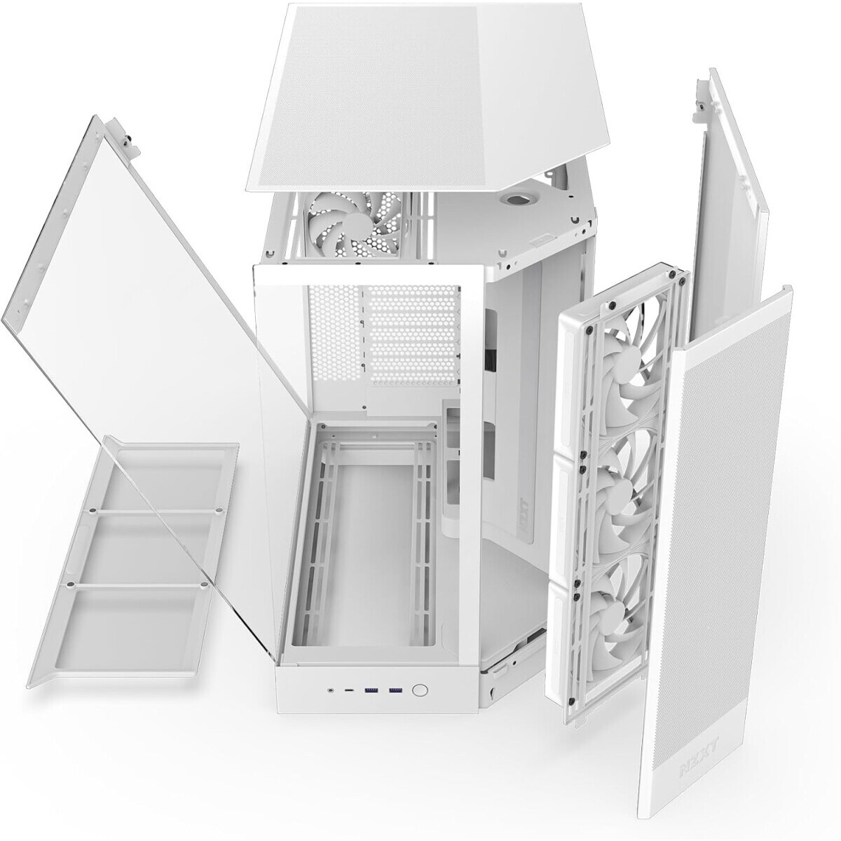 Корпус NZXT H9 Flow White (CM-H92FW-01) - фото 7